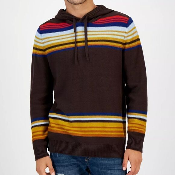 Striped Chenille Hoodie - Picture 9 of 10